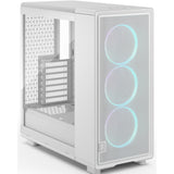 Fractal design epoch rgb midi tower behuizing (wit | 2x usb-a | 1x usb-c | rgb | tempered glass)