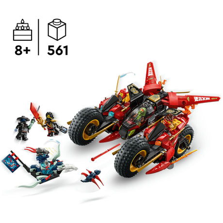 Lego ninjago - ninja strijdvoertuig constructiespeelgoed (71844)