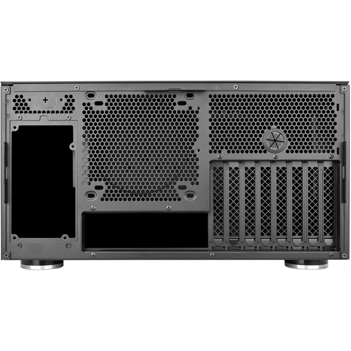 Silverstone crown 04 htpc behuizing (donkergrijs | 4x usb-a | 1x usb-c)
