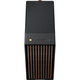 Fractal design north midi tower behuizing (zwart houtkleur | 2x usb-a | 1x usb-c)