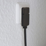 Brennenstuhl comfort-line plus, 4-voudig stekkerdoos (zwart, met platte stekker, 2m h05vv-f 3g1,5)
