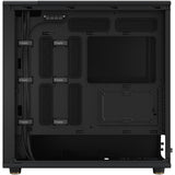 Fractal design north xl midi tower behuizing (zwart houtkleur | 2x usb-a | 1x usb-c)