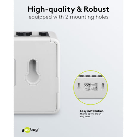 Goobay 5-poort gigabit ethernet switch (wit)