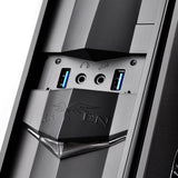 Silverstone sst-rvz02b-w window-kit desktop behuizing (zwart | 2x usb-a | window)