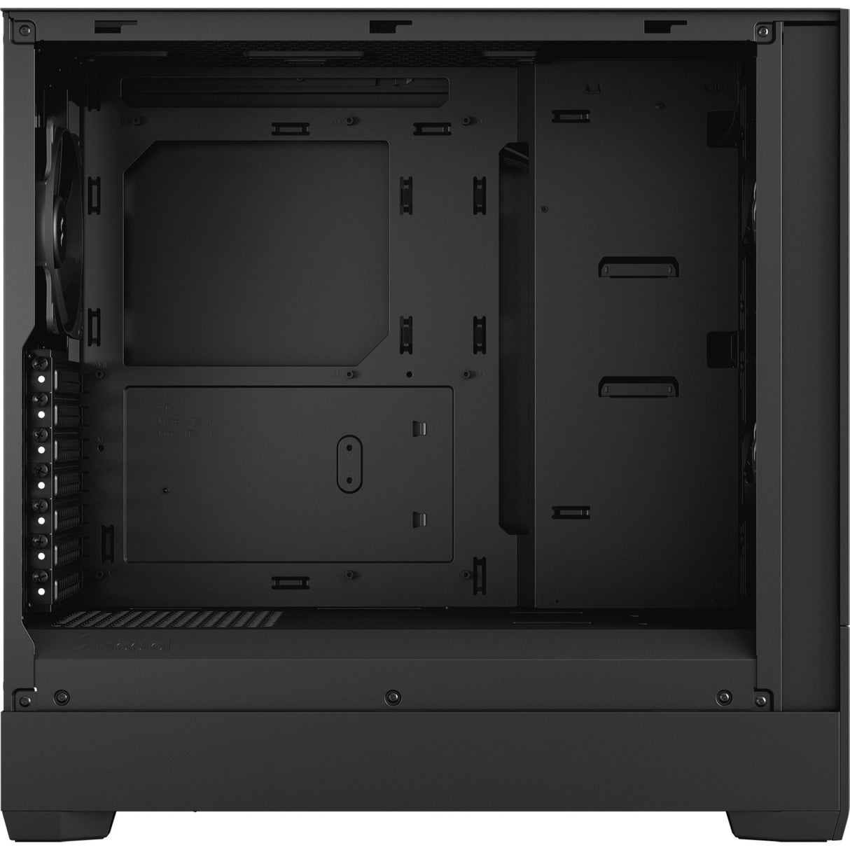 Fractal design pop air midi tower behuizing (zwart | 2x usb-a)