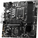 Msi pro b760m-p socket 1700 moederbord (zwart, raid, gb-lan, sound, µatx)