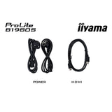 Iiyama prolite b1980s-b1 19 monitor (zwart, hdmi, displayport)