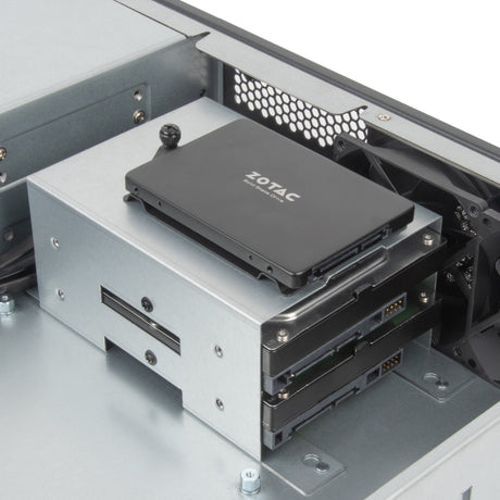 Silverstone rm23-502-mini rack behuizing (grijs zwart)