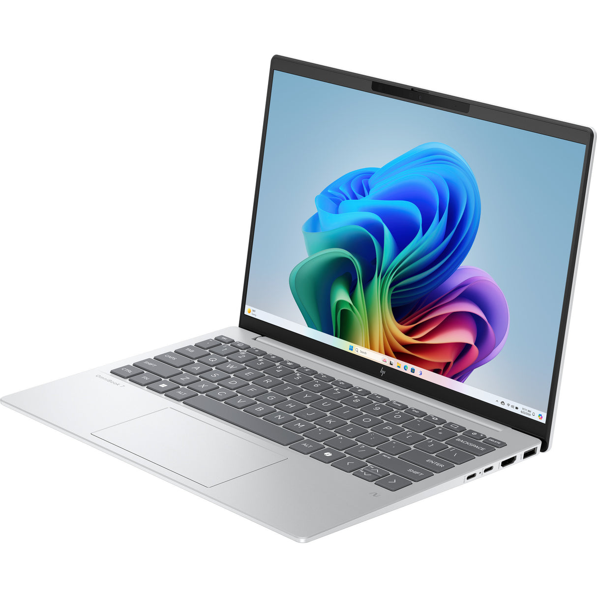 Hp omnibook 7 aerongai 13-bg1051nd 13.3 copilot+ laptop (zilver | ryzen ai 5 340 | radeon 840m | 16 gb | 512 gb ssd)