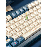 Iqunix zx75 sky encounter wireless mechanical keyboard (blauw, us lay-out (qwerty), iqunix silent rose, 75%, rgb leds, hot-swappable, double-shot pbt, 2.4ghz | bluetooth 5.1 | usb-c)