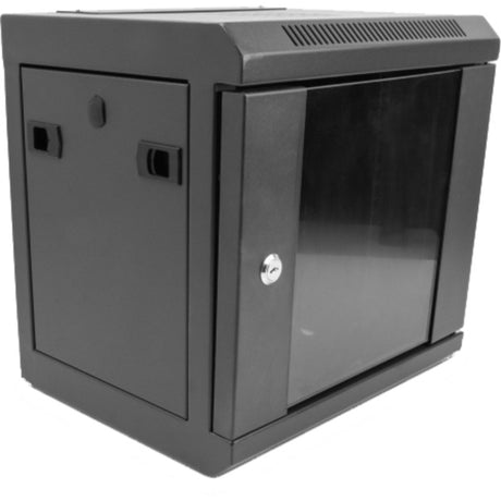 Delock 10″-netwerkkast met glazen deur server rack (zwart, 6u)