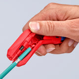 Knipex universeel ontmantelingsgereedschap - ergostrip rechts - rood