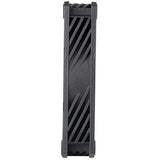 Silverstone shark force 120 case fan (zwart, 120 x 120 x 25 mm, pwm)