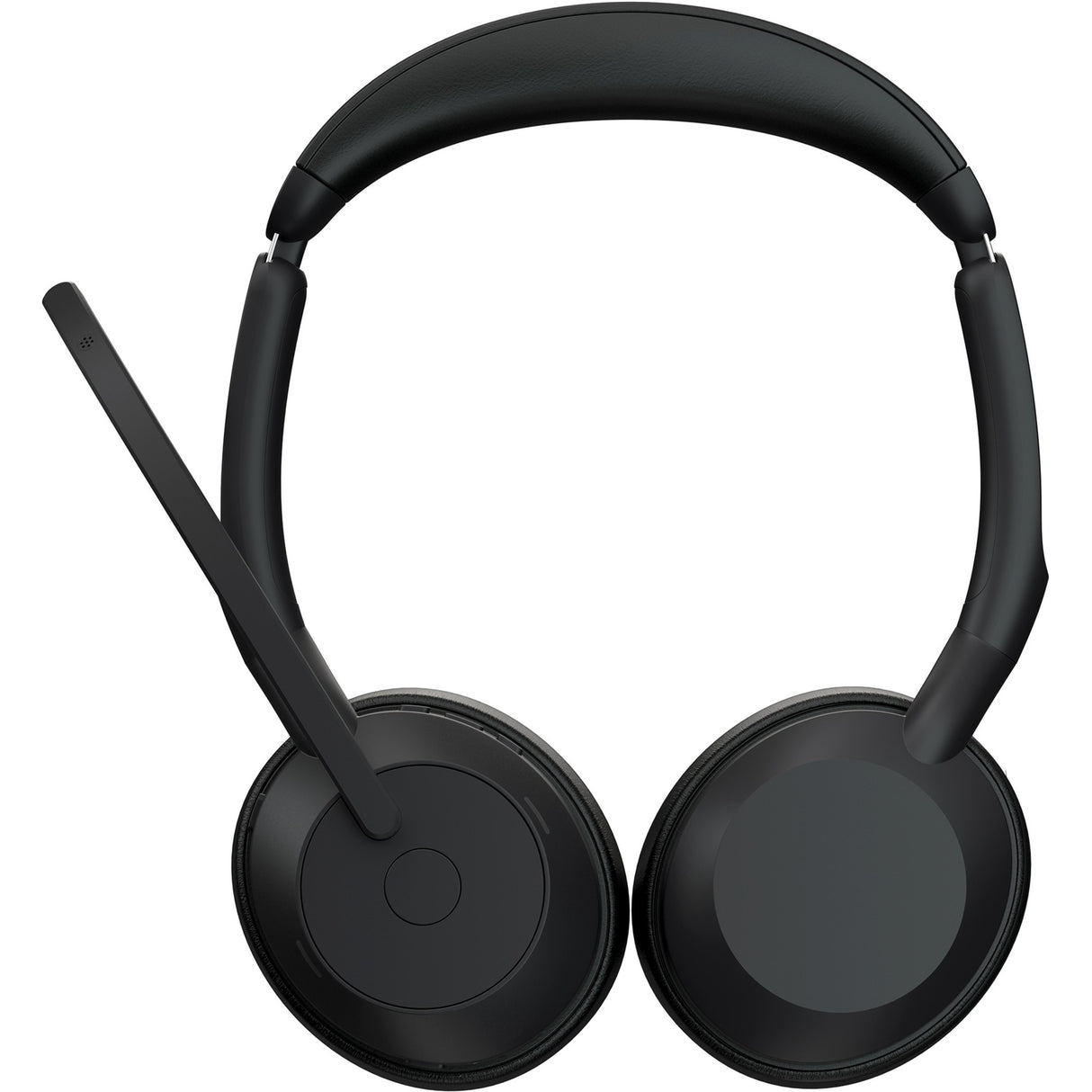 Jabra evolve2 55, incl. oplaadstandaard on-ear headset (zwart, stereo, uc, usb-c, link380c)