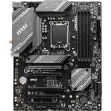 Msi b760 gaming plus wifi socket 1700 moederbord (grijs zwart, raid, 2.5gb-lan, wi-fi 6e, bt, sound, atx)