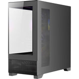 Antec cx500m argb mini tower behuizing (zwart | 2x usb-a | 1x usb-c | tempered glass)