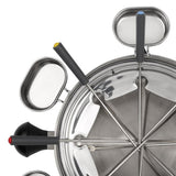 Tristar fo-1100 fondue (roestvrij staal, 8 personen, 1300 w, geschikt voor olie, chocolade en kaas)