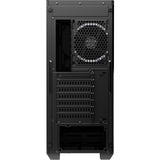 Sharkoon vs8 rgb black midi tower behuizing (zwart | 2x usb-a | 1x usb-c | rgb | tempered glass)