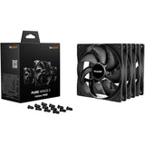 Be quiet! pure wings 3 case fans (zwart, 3 stuks, 140 x 140 x 25 mm, pwm)