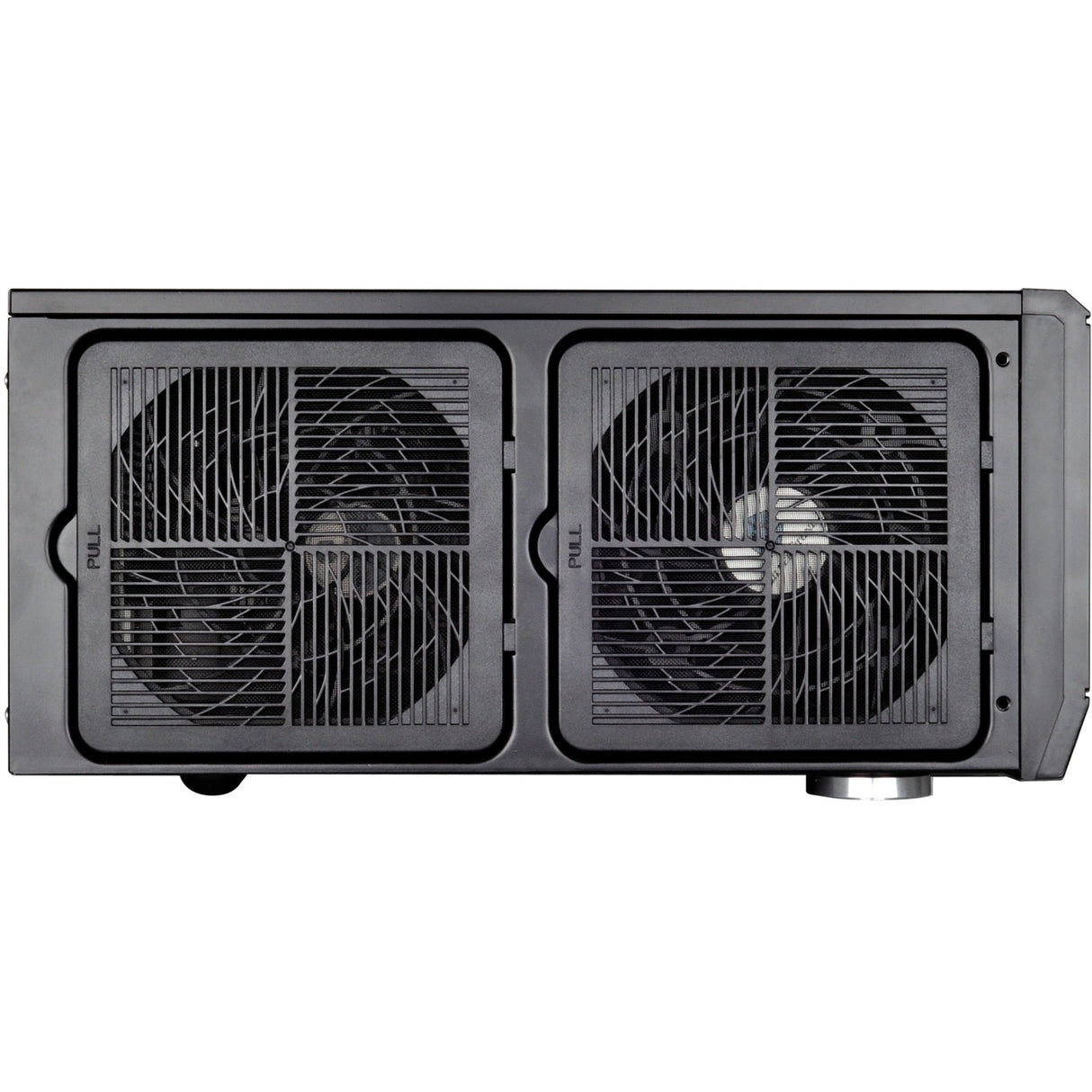 Silverstone sst-gd10b htpc behuizing (zwart | 2x usb-a)