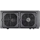 Silverstone sst-gd10b htpc behuizing (zwart | 2x usb-a)