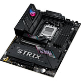 Asus rog strix b850-e gaming wifi socket am5 moederbord (zwart, raid, 5gb-lan, wi-fi 7, bt, sound, atx)