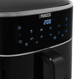 Princess digitale airfryer 6l heteluchtfriteuse (zwart, 6 liter)