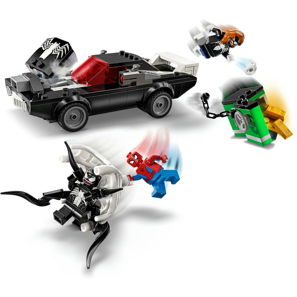 Lego ® marvel spider-man vs. venoms klassieke auto - 76309