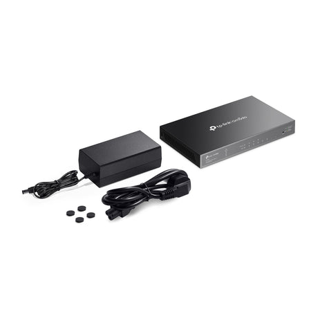 Tp-link omada sg2008p 8-poorts gigabit jetstream smart-switch (zwart, 4x poe+)