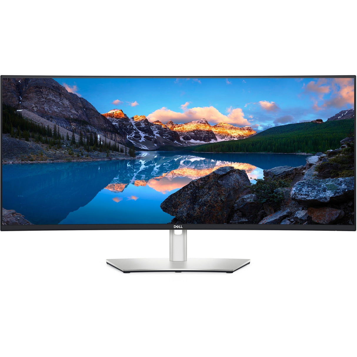 Dell ultrasharp u3824dw 38 curved ultrawide monitor (zilver zwart, 2x hdmi, displayport, 4x usb-a, 2x usb-c, rj-45)