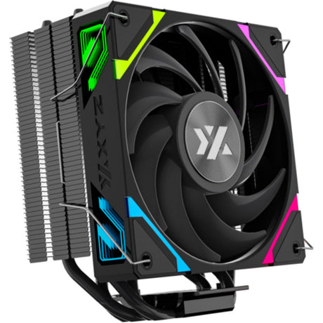 Xyz pc gear thermax 4 rgb cpu-koeler (zwart, argb, pwm)