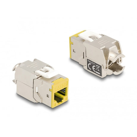 Delock rj45 jack naar lsa cat 6a toolfree keystone module (meerkleurig, 8 stuks)