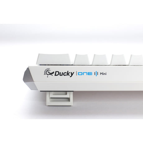 Ducky one 3 classic pure white mini rgb mechanisch toetsenbord (wit, us lay-out (qwerty), cherry mx red, 60%, rgb led, double-shot pbt, hot-swappable, quack mechanics)