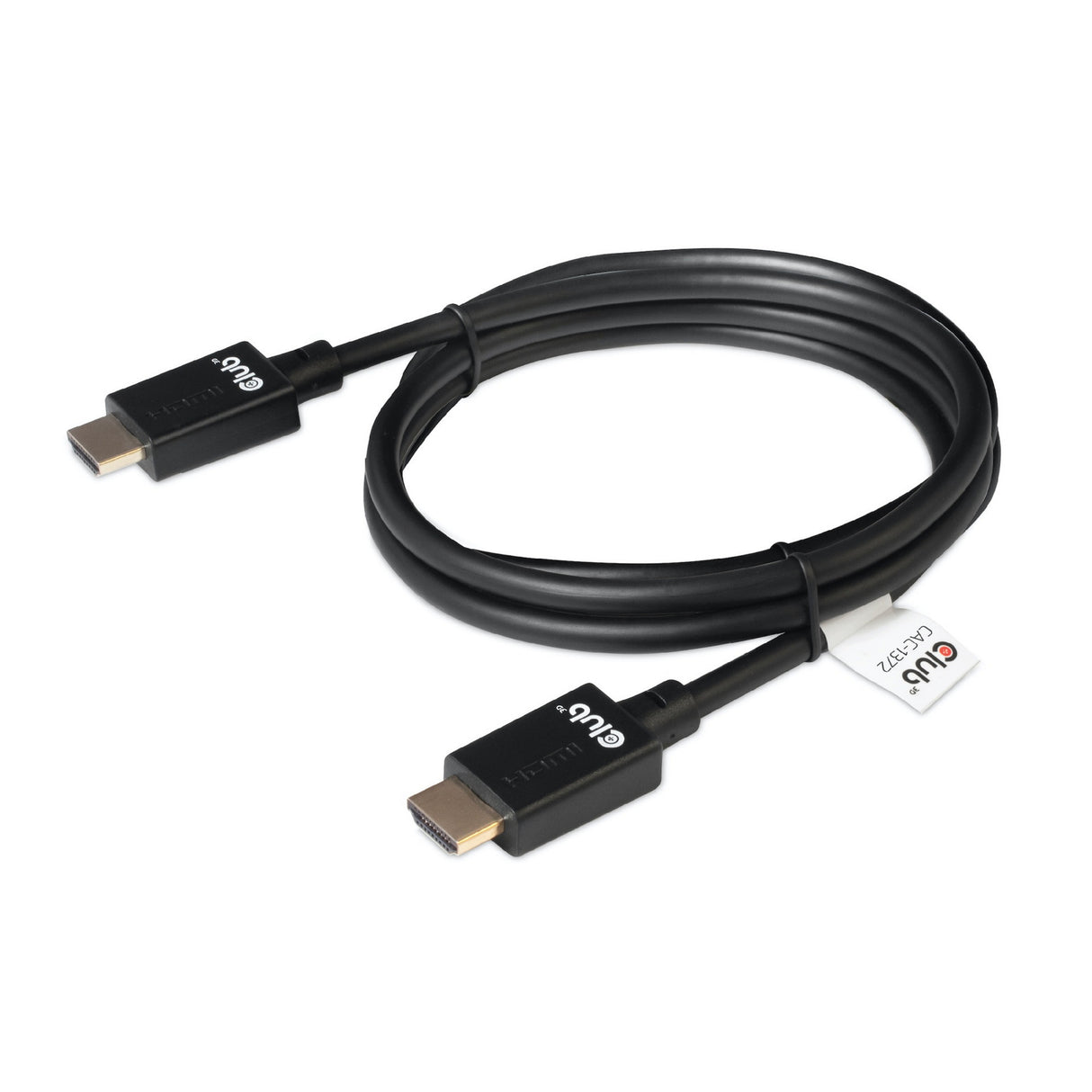Club 3d ultra high speed hdmi 2.1 gecertificeerde kabel male-male (zwart, 2 meter, 4k 120hz, 8k 60hz, 48gbps)
