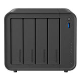 Terramaster f4-424 nas (zwart, 1x rj-45 2.5gbe, hdmi)
