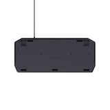 Trust gxt 836 evocx rgb gaming toetsenbord (zwart, us lay-out (qwerty), membraan, 100%, rgb)