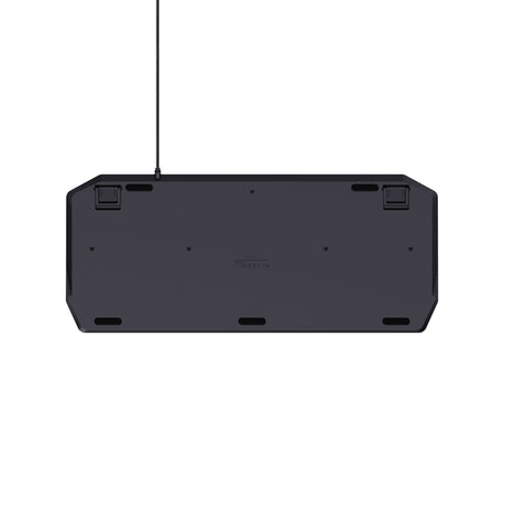 Trust gxt 836 evocx rgb gaming toetsenbord (zwart, us lay-out (qwerty), membraan, 100%, rgb)