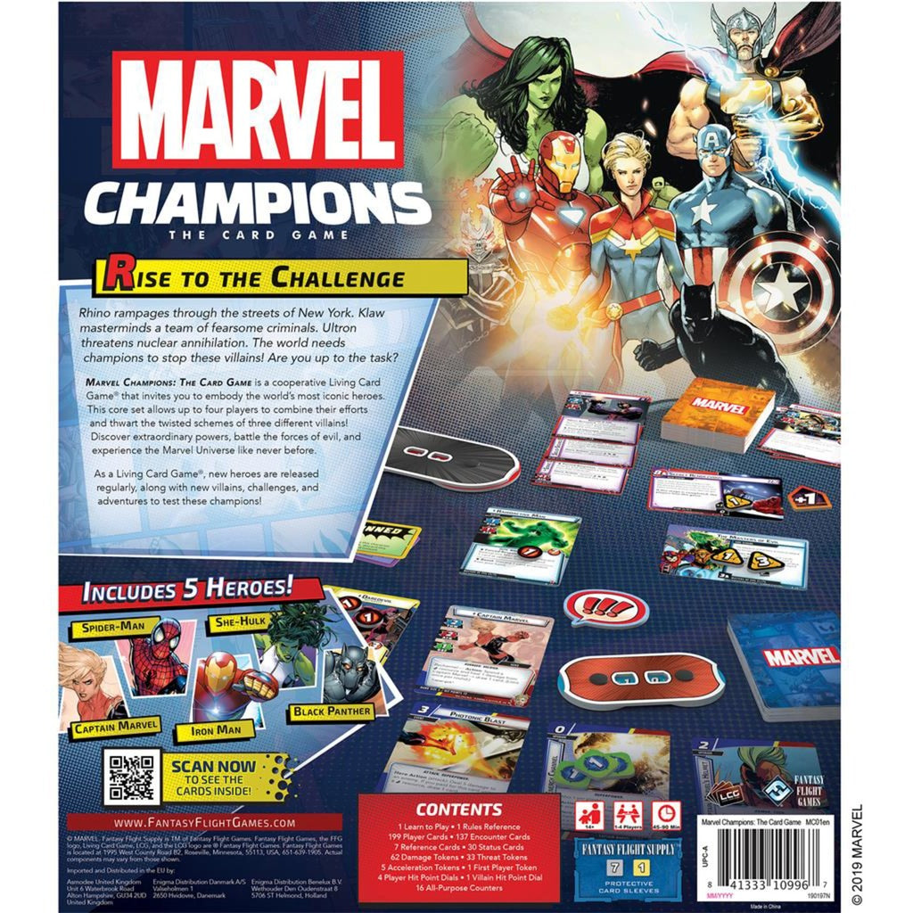 Asmodee marvel champions: the card game lcg (eng)