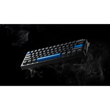 Iqunix ez60 magnetic switch gaming he keyboard (zwart, us lay-out (qwerty), gateron star trail, 60%, rgb, double shot pbt keycaps)