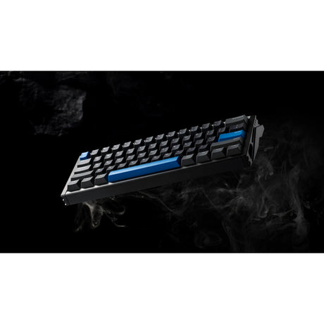Iqunix ez60 magnetic switch gaming he keyboard (zwart, us lay-out (qwerty), gateron star trail, 60%, rgb, double shot pbt keycaps)