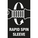 Wera 8100 sa 2 zyklop speed ratelset 1 4 gereedschapsset (zwart groen, 42-delig)