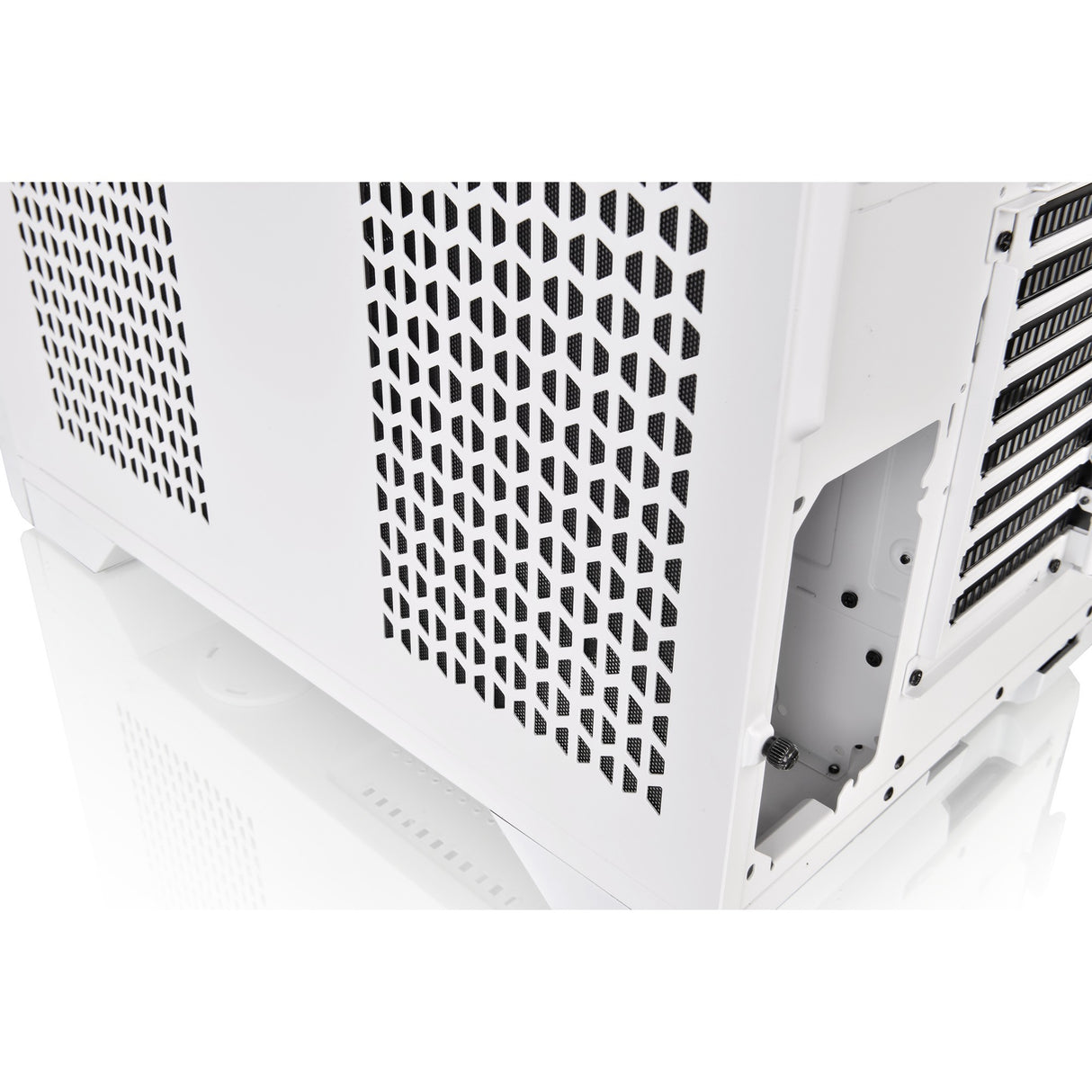 Thermaltake view 51 tg snow argb edition midi tower behuizing (wit | 4x usb-a | 1x usb-c | rgb | window)