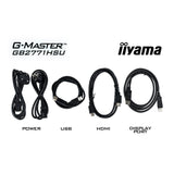 Iiyama g-master red eagle gb2771hsu-b1 27 gaming monitor (zwart, 2x hdmi, displayport, usb-a, usb-c, 240 hz)
