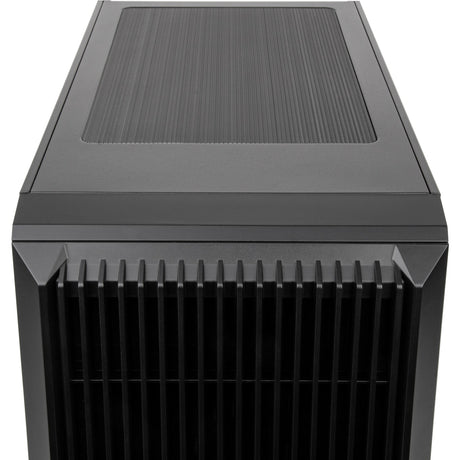 Silverstone cs382 mini tower behuizing (zwart | 2x usb-a | 1x usb-c)