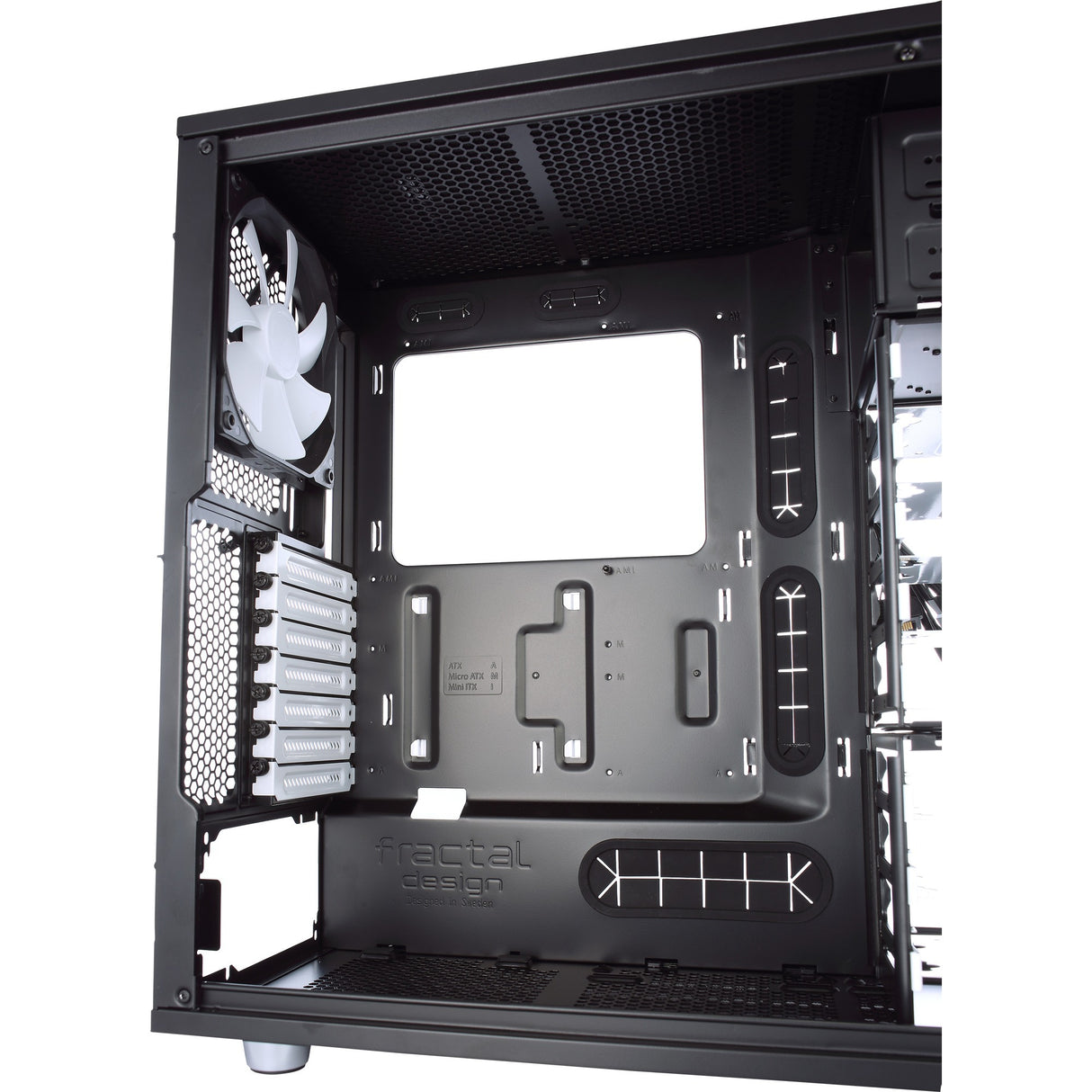 Fractal design define r5 midi tower behuizing (zwart | 4x usb-a)