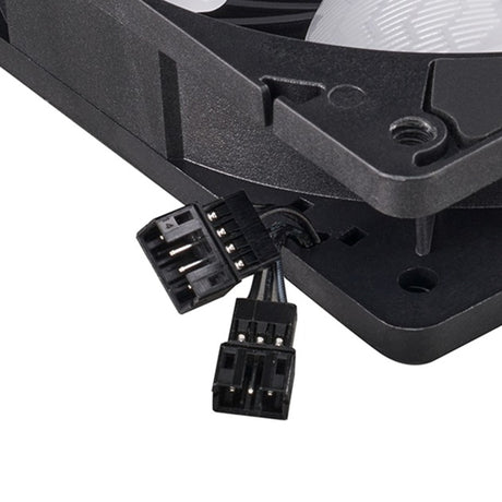 Silverstone air penetrator 120sk argb case fan (zwart, 120 x 120 x 25 mm, pwm)