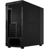 Fractal design north xl midi tower behuizing (zwart houtkleur | 2x usb-a | 1x usb-c)