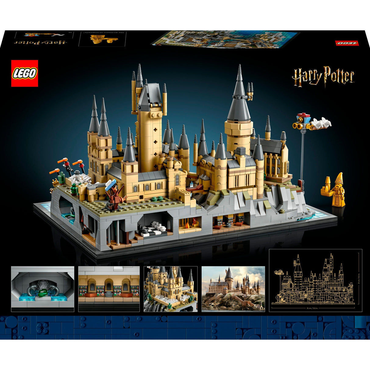 Lego harry potter kasteel zweinstein en terrein grote set voor volwassenen - 76419