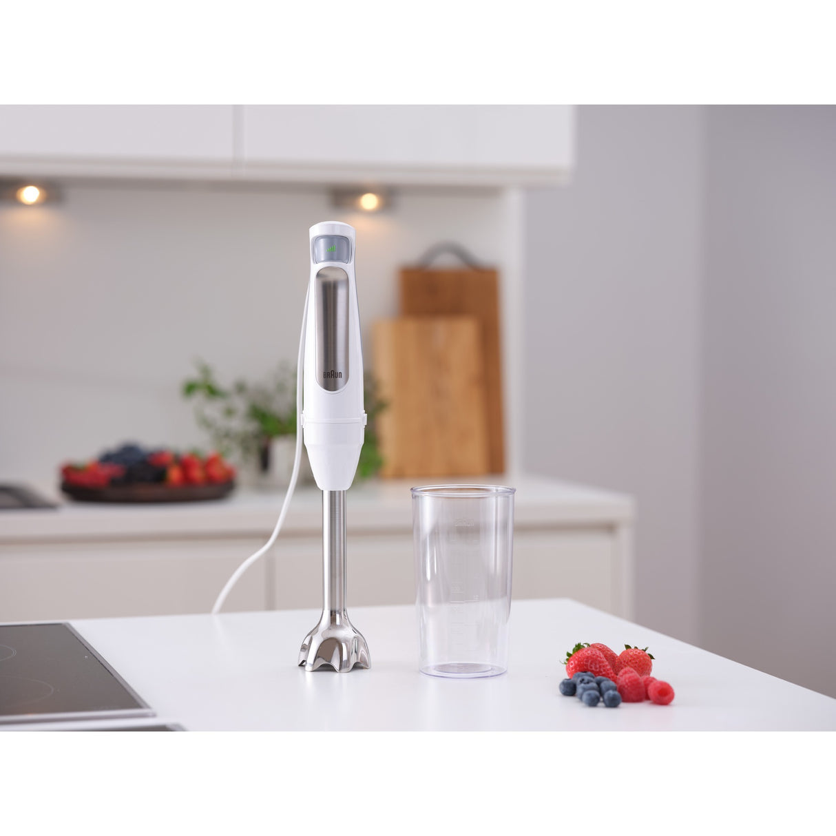 Braun multi quick 7 staafmixer mq 7005b (wit roestvrij staal)