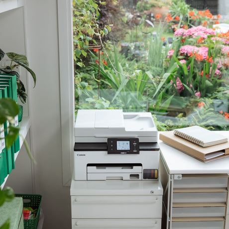 Canon maxify gx2051 all-in-one inkjetprinter met faxfunctie (wit, printen, kopiëren, scannen, faxen, wi-fi)